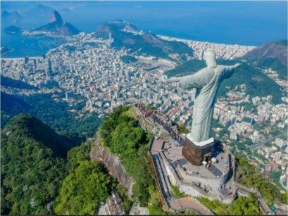 Helicóptero · Cristo Redentor